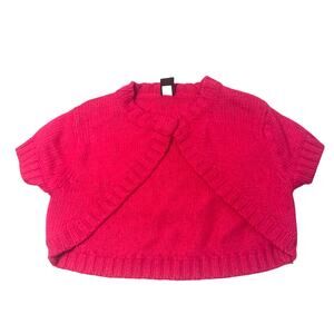 Baby GAP Angora Blend One Button Sweater Cardigan Pink Toddler Girl sz M/L or 2T